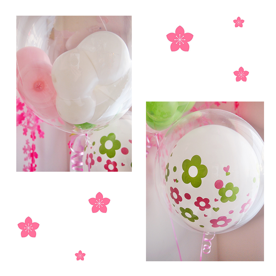 ヘリウムバルーン スプリングフラワー