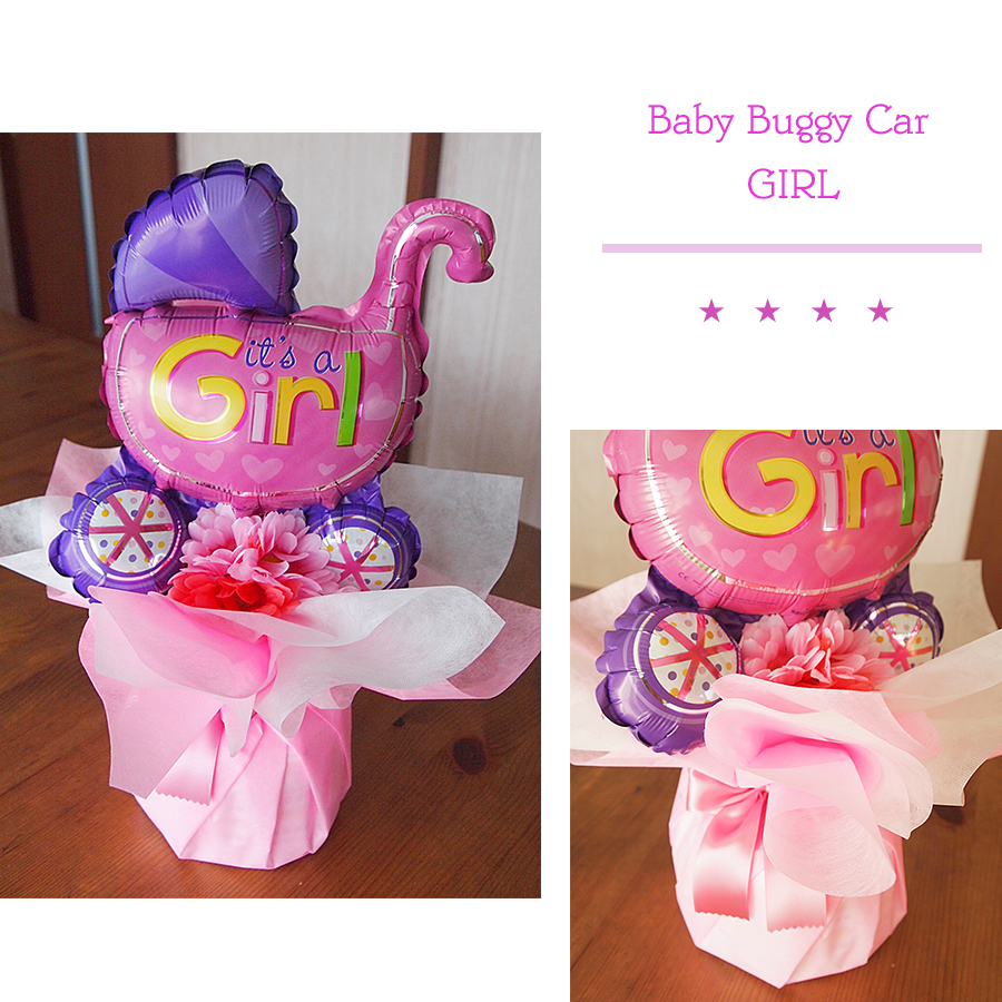1ステップおむつケーキ ベイビーバギーカー for BOY/GIRL