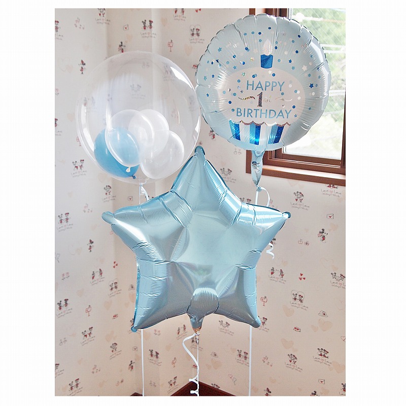 セパレートバルーン 1stBD カップケーキ for BOY 3b