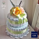 2ステップおむつケーキ スプリングカラー