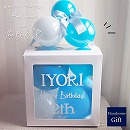 キャンディのような♪ バルーンボックス ライトブルー/ライトピンク