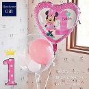 ヘリウムバルーン ミニー1st BD 2b