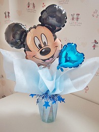 3種類から中身が選べる バルーンポット　ラブ・ミッキー