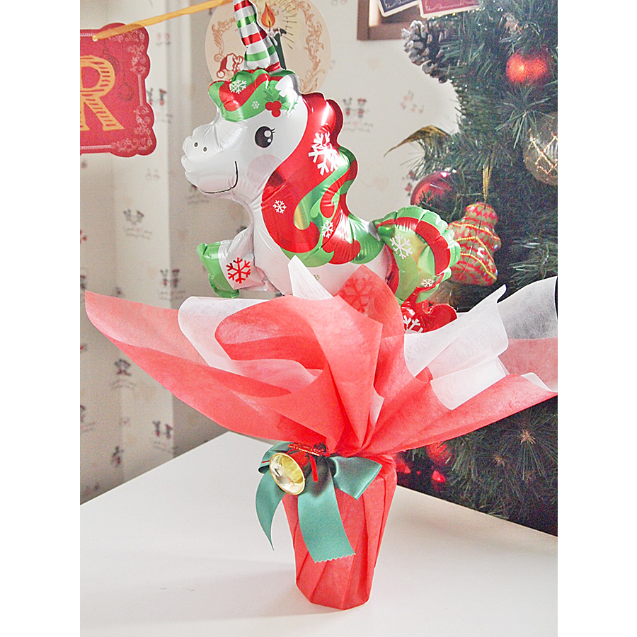 クリスマスバルーンポット クリスマスユニコーン