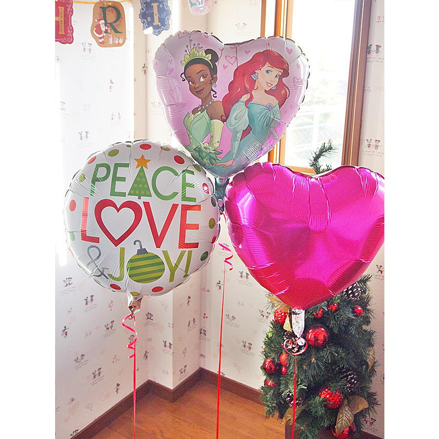 クリスマスパーティバルーン プリンセスたちとクリスマス♪3b