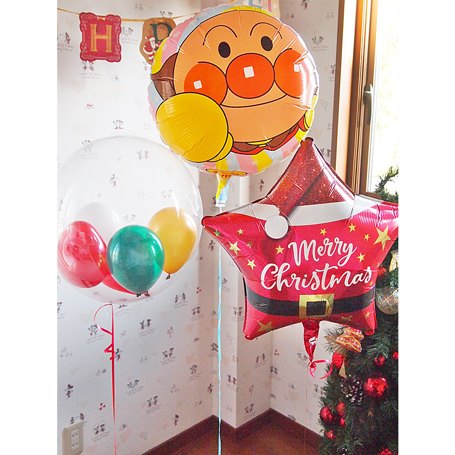 クリスマスパーティバルーン アンパンマンとクリスマス♪3b